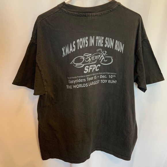 Vintage RARE Print Hanes Beefy Tee Easyriders Motorcycle Graphic Tee Size XL - Picture 4 of 8